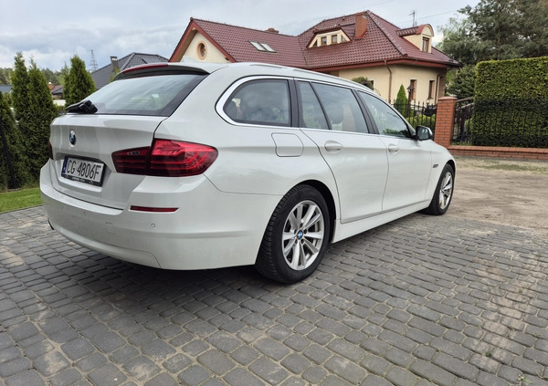 BMW Seria 5 cena 66900 przebieg: 204600, rok produkcji 2014 z Grudziądz małe 154